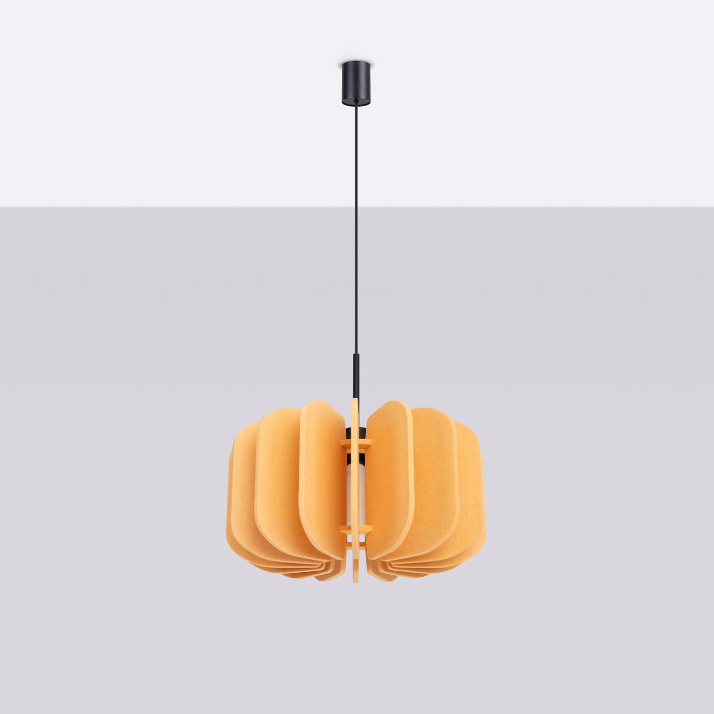 Lampe suspendue MULA 45 jaune