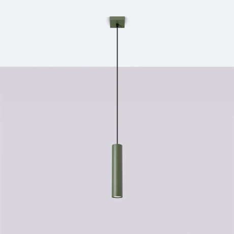 Lampe pendante LAGOS 1 vert olive