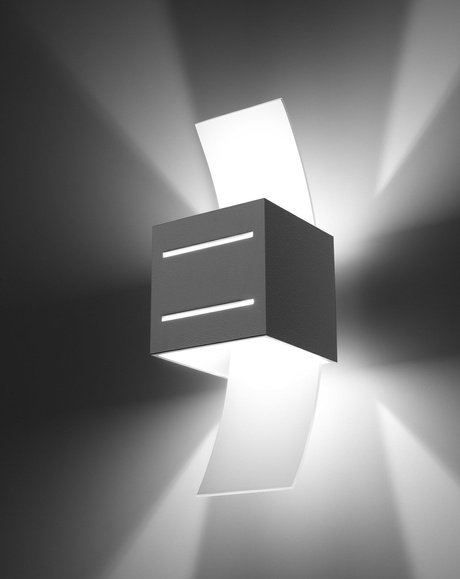 Applique LORETO blanc + 1x ampoule LED G9 3000K Warm 4.5W 510lm