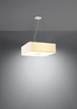 Lustre LOKKO 55 blanc + 5x ampoule LED E27 3000K Warm 7.5W 620lm
