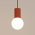 Lampe suspendue HALO 1 rouge ochra