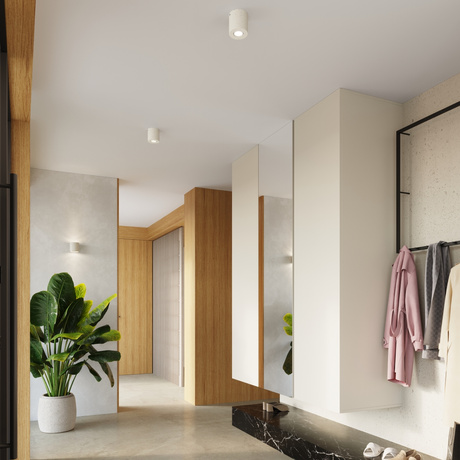 Plafonnier ORBIS béton beige