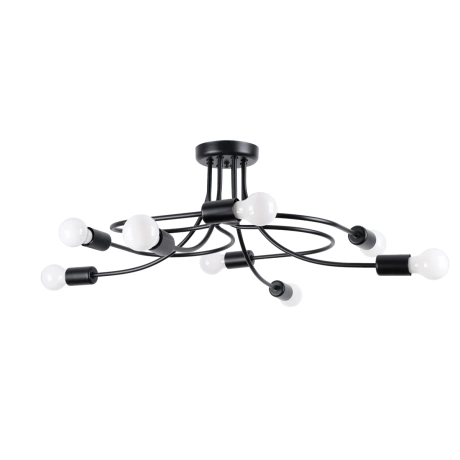 Lustre LEVAR 8 noir