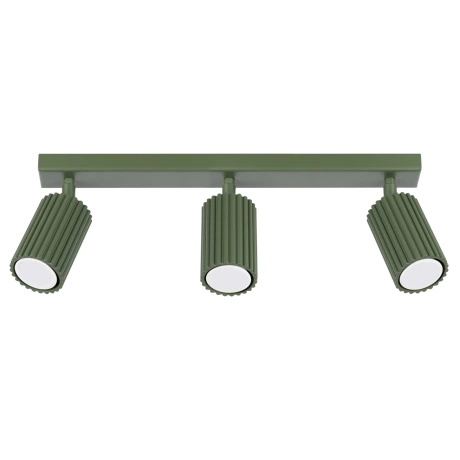 Plafonnier KARBON 3L vert olive