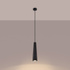 ELECTRA lampe suspendue en béton noir + 1x ampoule LED GU-10 3000K Warm 7W 510lm