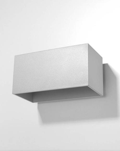 Applique QUAD MAXI grise + 2x ampoule LED G9 3000K Warm 4.5W 510lm