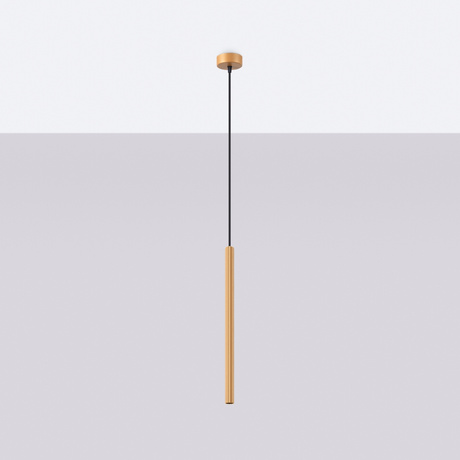 ARCHE 1 lampe suspendue dorée + 1x ampoule LED G9 3000K chaude 4.5W 450lm