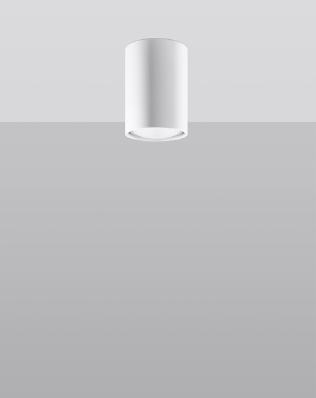 Plafond LAGOS 10 blanc +1x ampoule LED GU-10 4000K Froid 7W 630lm