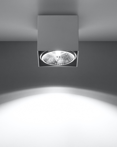 Plafond BLAKE White + 1x ampoule LED GU10 AR111 4000K COLD 10W 850lm