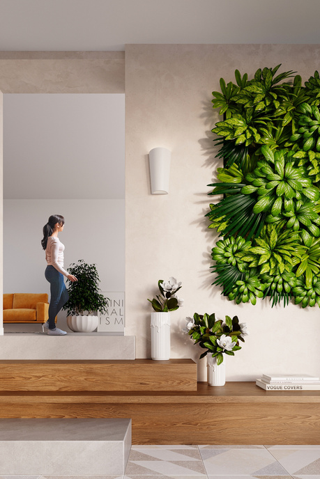 Applique en céramique LANA blanc + 1x ampoule LED E27 4000K Froid 7.5W 650lm