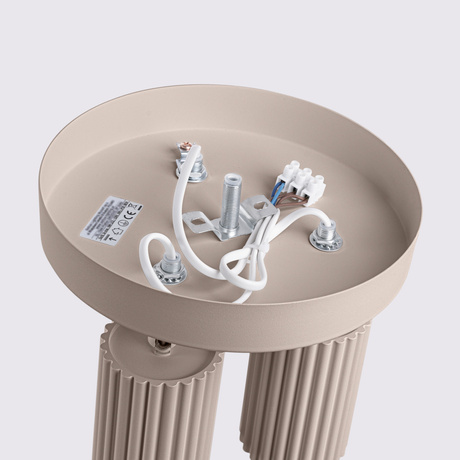 Plafonnier KARBON 3P taupe