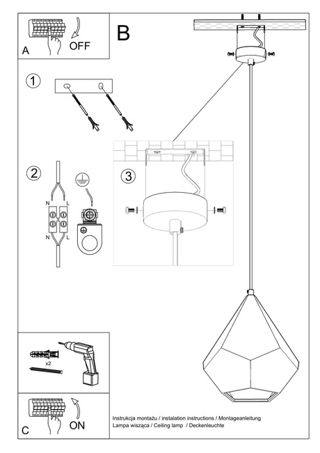 PAVLUS lampe suspendue en céramique blanche + 1x ampoule LED E27 3000K Warm 7,5W 620lm