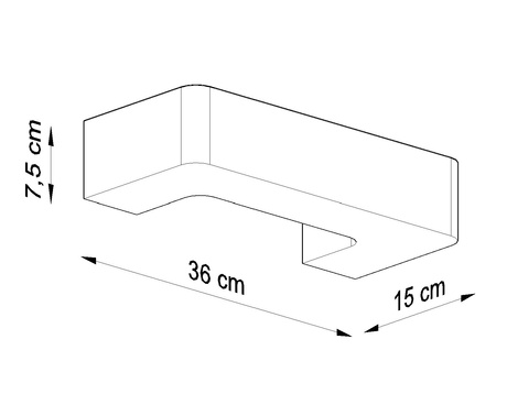 Applique en céramique MAGNET blanc + 1x ampoule LED E27 3000K Warm 7.5W 620lm
