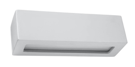 Applique en céramique VEGA gris + 1x ampoule LED E27 3000K chaude 7.5W 620lm