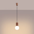 Lampe suspendue HALO 1 moka