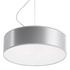 Lampe suspendue ARENA 35 GREY + 2x ampoule LED E27 4000K Cold 7.5W 650lm