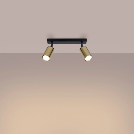 Plafonnier WINX 2 noir/doré