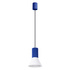 Lampe suspendue ESTRIA 1 blanc/ultramarine