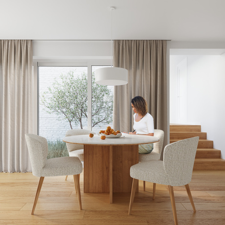 Lustre ROLLO 45 blanc + 3x ampoule LED E27 4000K Froid 7.5W 650lm