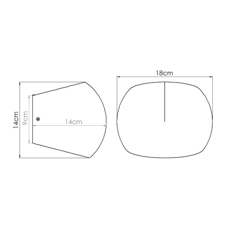 Applique GLOBE béton