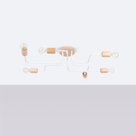 Lustre TIMBO 6 blanc