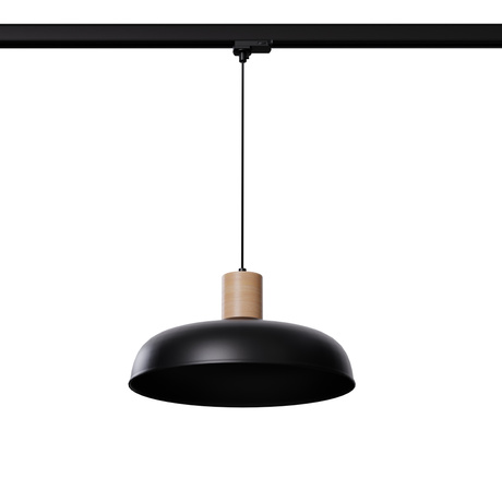 Lampe suspendue INDY noir E27