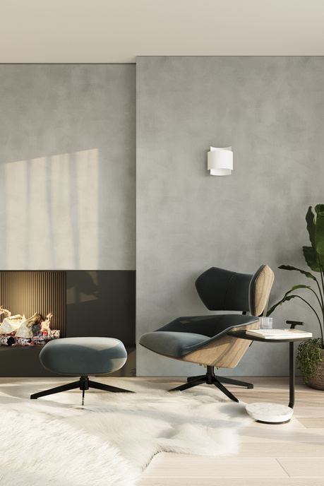 Applique IMPACT blanc + 1x ampoule LED G9 4000K Cold 4.5W 530lm