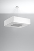 URANO 80 lustre blanc + 8x ampoule LED E27 4000K Froid 7.5W 650lm