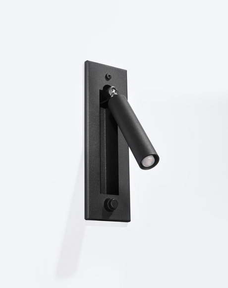 Applique ENIF noire + 1x ampoule LED G9 3000K Warm 4.5W 510lm