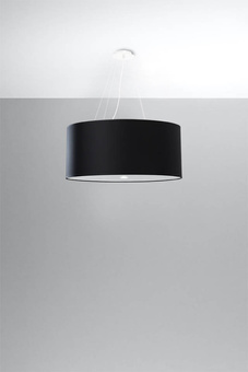 Lustre OTTO 60 noir + 5x ampoule LED E27 3000K Warm 7.5W 620lm
