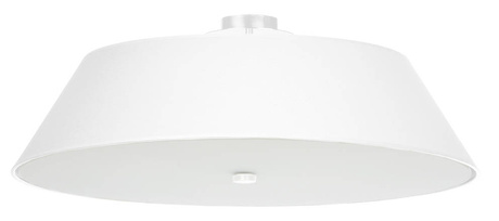 Plafond VEGA 70 blanc + 5x ampoule LED E27 4000K Froid 7.5W 650lm