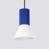 Lampe suspendue ESTRIA 1 blanc/ultramarine