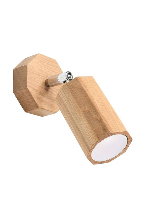 Applique ZEKE oak + 1x ampoule LED GU-10 4000K Cold 7W 630lm