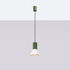 Lampe suspendue ESTRIA 1 beige/vert olive