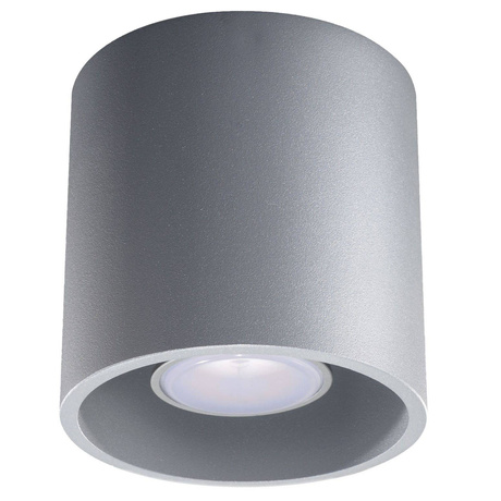 Plafond ORBIS 1 gris + 1x ampoule LED GU-10 3000K Warm 7W 620lm
