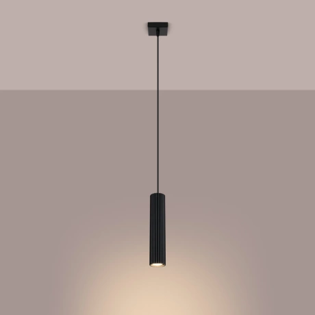 Lampe suspendue KARBON 1 noir