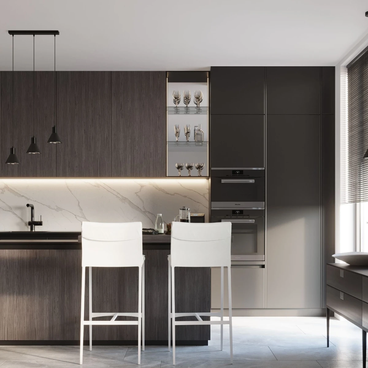 Lampe suspendue TALEJA 1 noir [ES111]