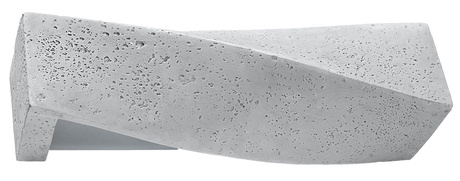 Applique en béton Sigma + 2x ampoule LED E27 4000K Cold 7.5W 650lm