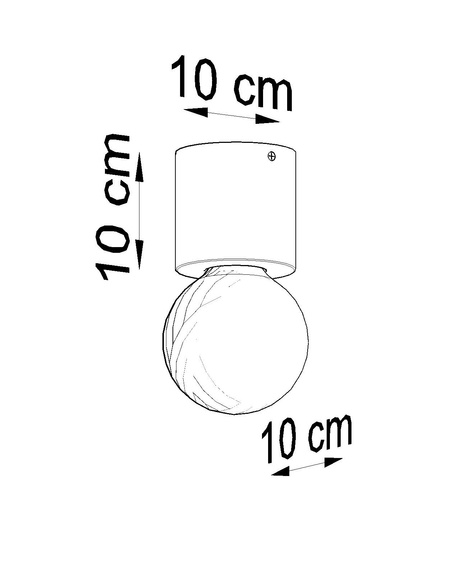 Plafond SALGADO bois naturel +1x Ampoule LED E27 4000K Froid 7.5W 650lm