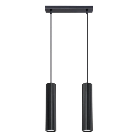 Lampe suspendue KARBON 2 noir