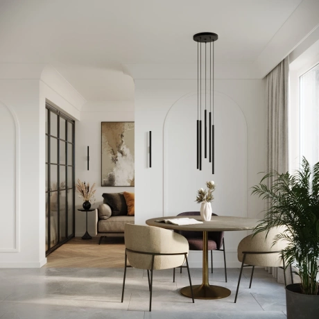 Lampe suspendue PASTELO 2 noir