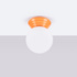 Plafonnier ZORI orange IP44