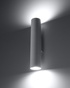 Applique LAGOS 2 blanche + 2x ampoule LED GU-10 4000K froide 7W 630lm