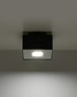 Plafond MONO 1 noir + 1x ampoule LED GU-10 3000K Warm 7W 620lm