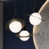 Lampe suspendue HYPERION 3P noir