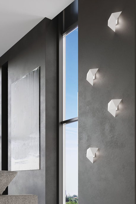 Applique SOLIDO blanc + 1x ampoule LED G9 3000K Warm 4.5W 510lm