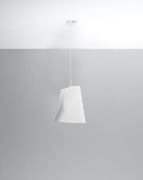 Lustre BLUM 1 blanc +1x ampoule LED E27 4000K Froid 7.5W 650lm