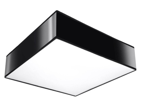 Plafond HORUS 35 BLACK + 2x ampoule LED E27 3000K Warm 7.5W 620lm