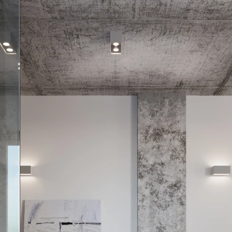 Plafonnier QUAD gris