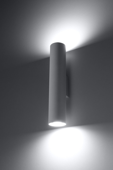 Applique LAGOS 2 blanche + 2x ampoule LED GU-10 4000K froide 7W 630lm